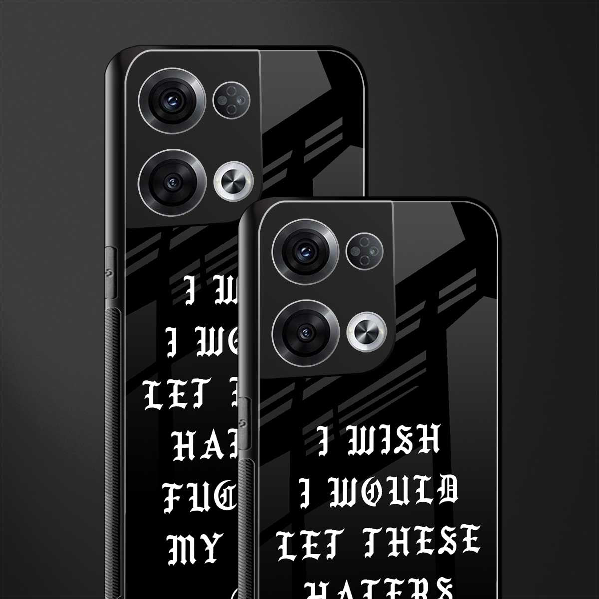 the wish back phone cover | glass case for oppo reno 8