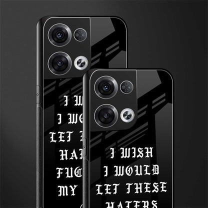 the wish back phone cover | glass case for oppo reno 8