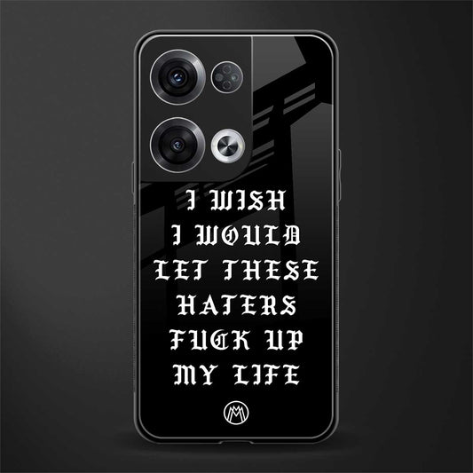 the wish back phone cover | glass case for oppo reno 8
