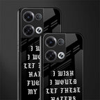 the wish back phone cover | glass case for oppo reno 8 pro
