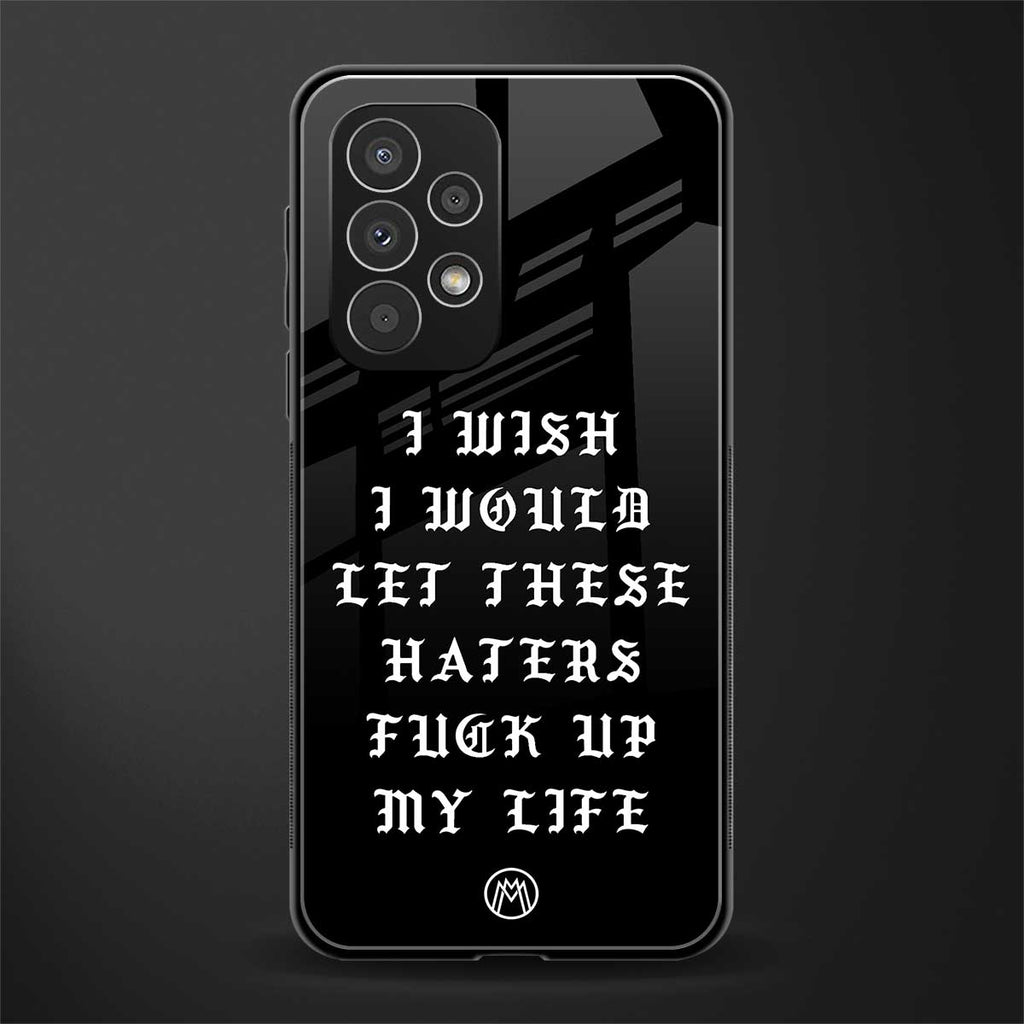 the wish back phone cover | glass case for samsung galaxy a33 5g