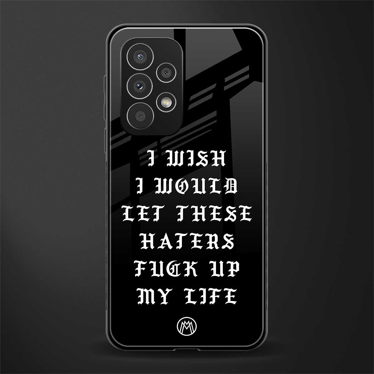 the wish back phone cover | glass case for samsung galaxy a33 5g