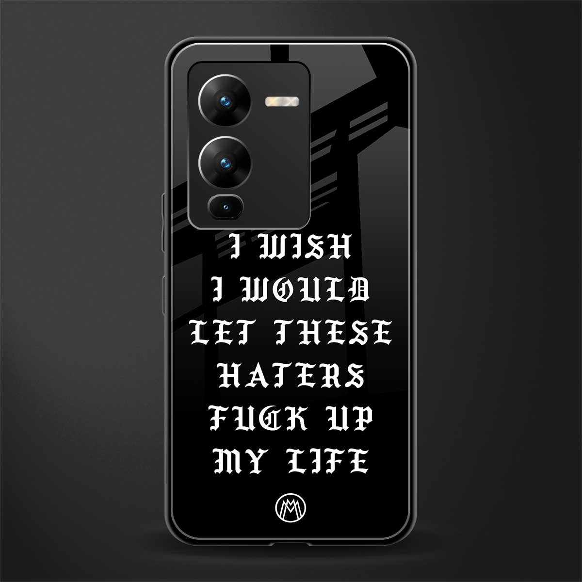 the wish back phone cover | glass case for vivo v25 pro 5g