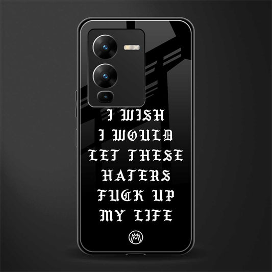the wish back phone cover | glass case for vivo v25 pro 5g