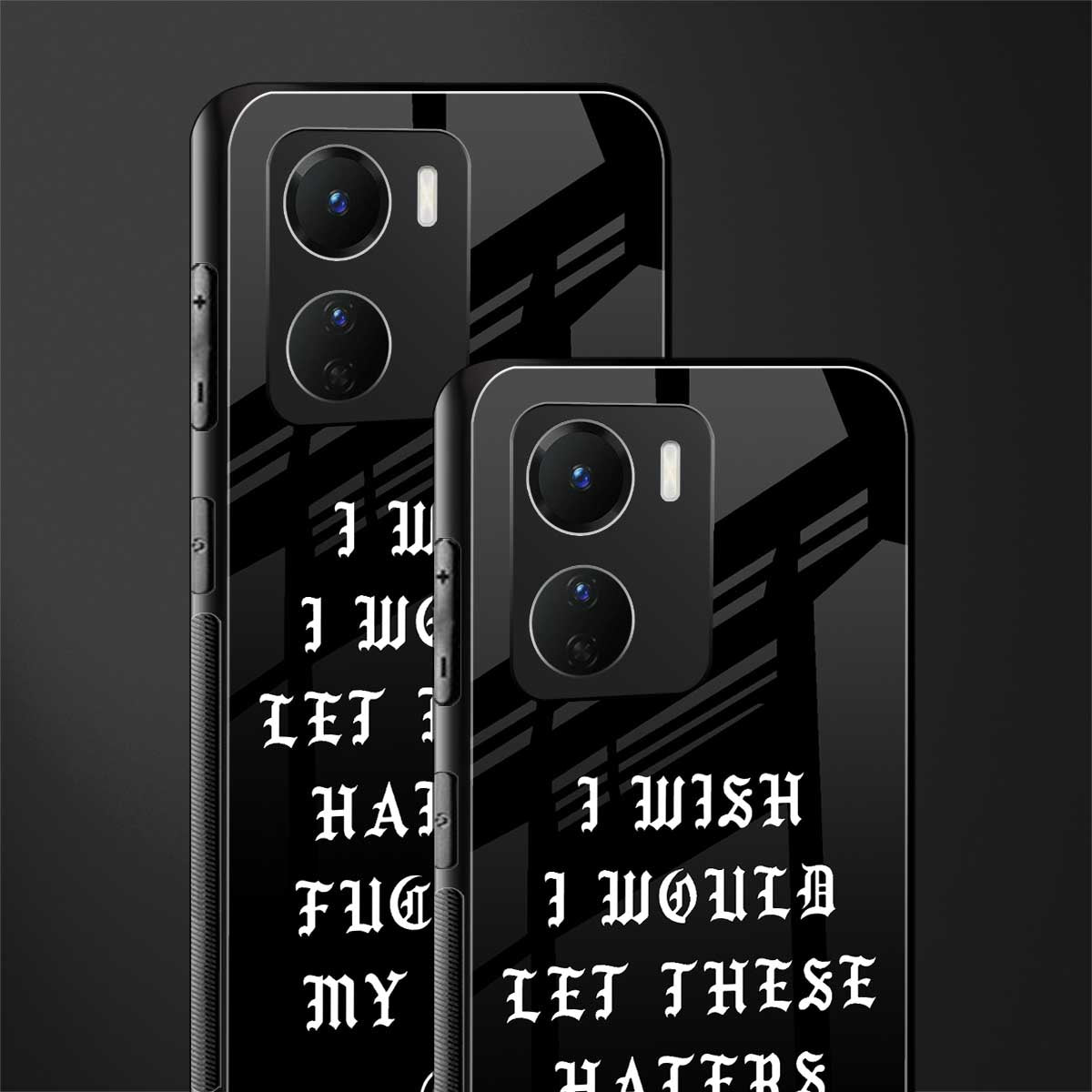 the wish back phone cover | glass case for vivo y16