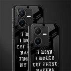 the wish back phone cover | glass case for vivo y22