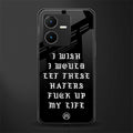 the wish back phone cover | glass case for vivo y22