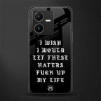 the wish back phone cover | glass case for vivo y22