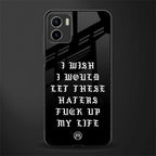 the wish back phone cover | glass case for vivo y72