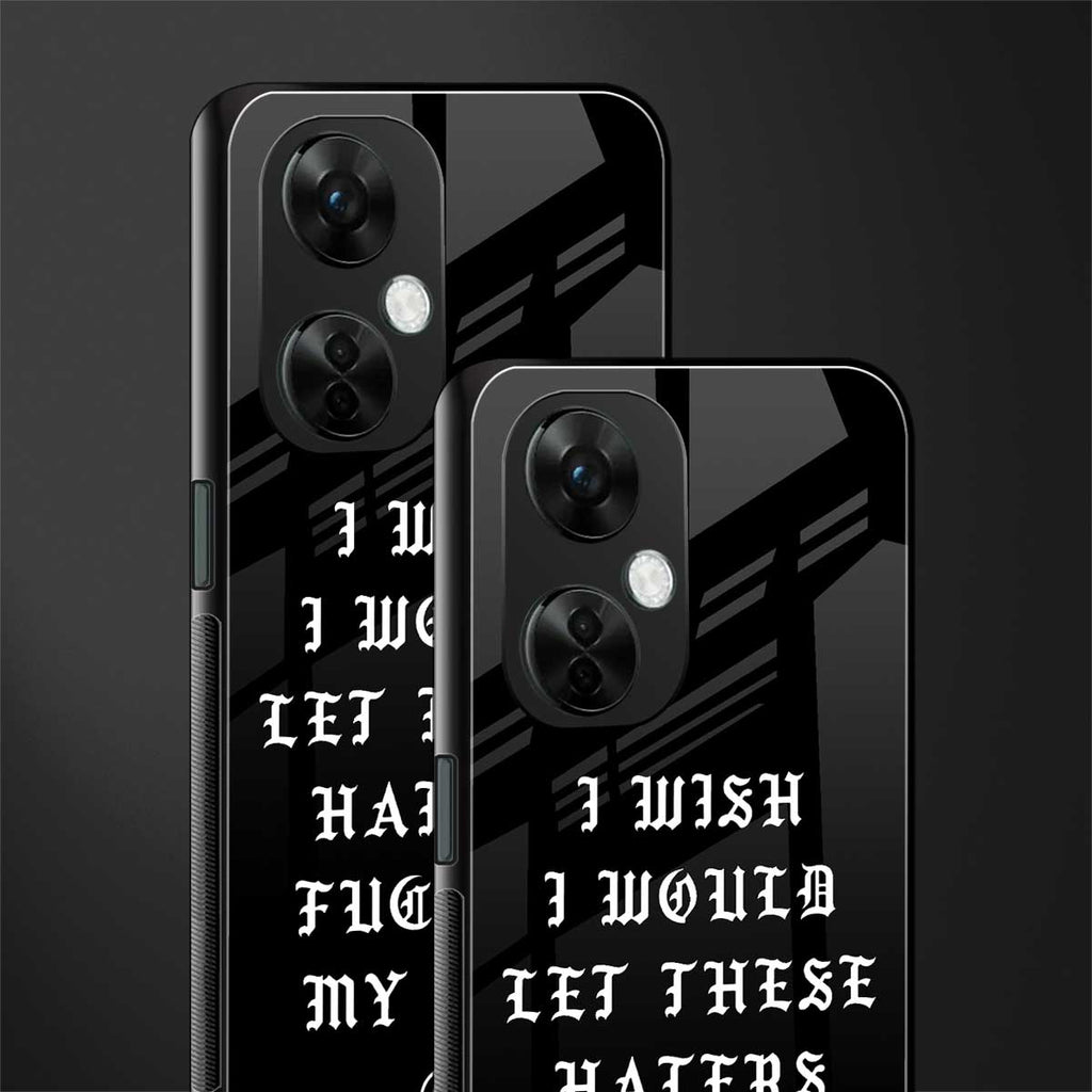 the wish back phone cover | glass case for oneplus nord ce 3 lite