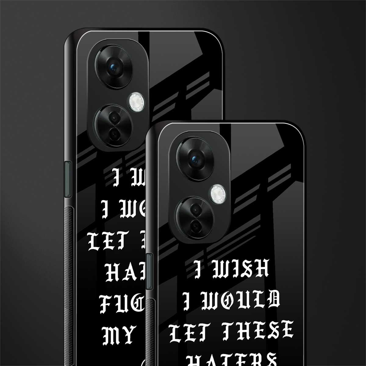 the wish back phone cover | glass case for oneplus nord ce 3 lite