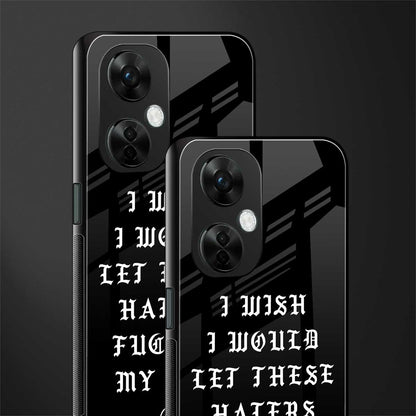 the wish back phone cover | glass case for oneplus nord ce 3 lite