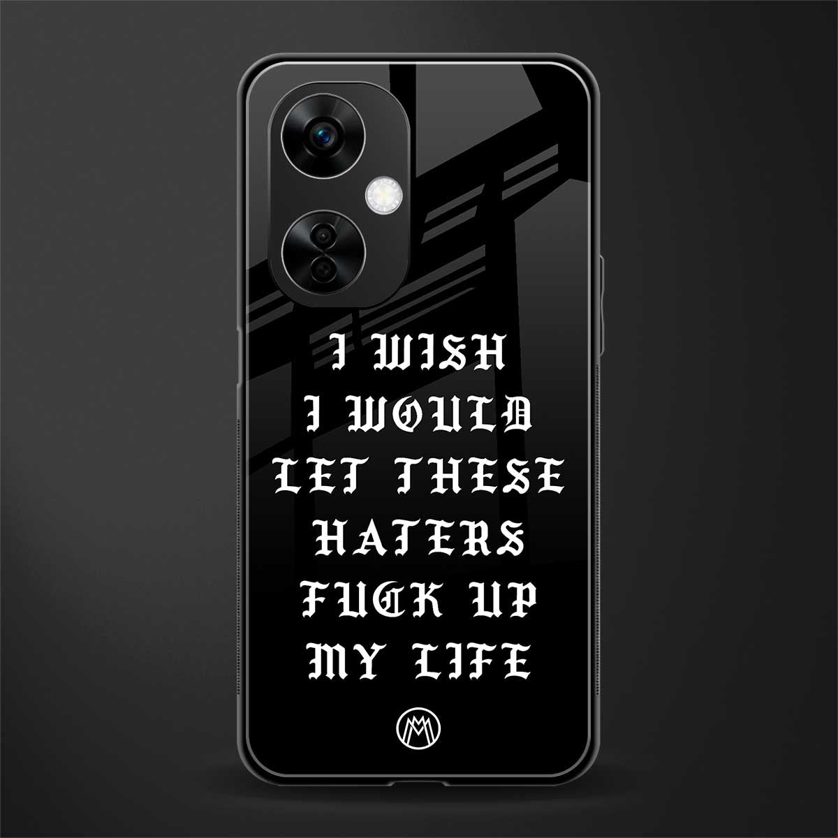 the wish back phone cover | glass case for oneplus nord ce 3 lite