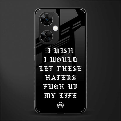 the wish back phone cover | glass case for oneplus nord ce 3 lite