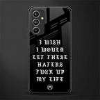 the wish back phone cover | glass case for samsung galaxy a54 5g