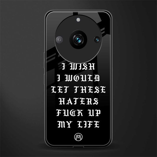 the wish back phone cover | glass case for realme 11 pro 5g