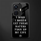 the wish back phone cover | glass case for vivo t1 44w 4g