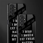 the wish back phone cover | glass case for samsun galaxy a24 4g