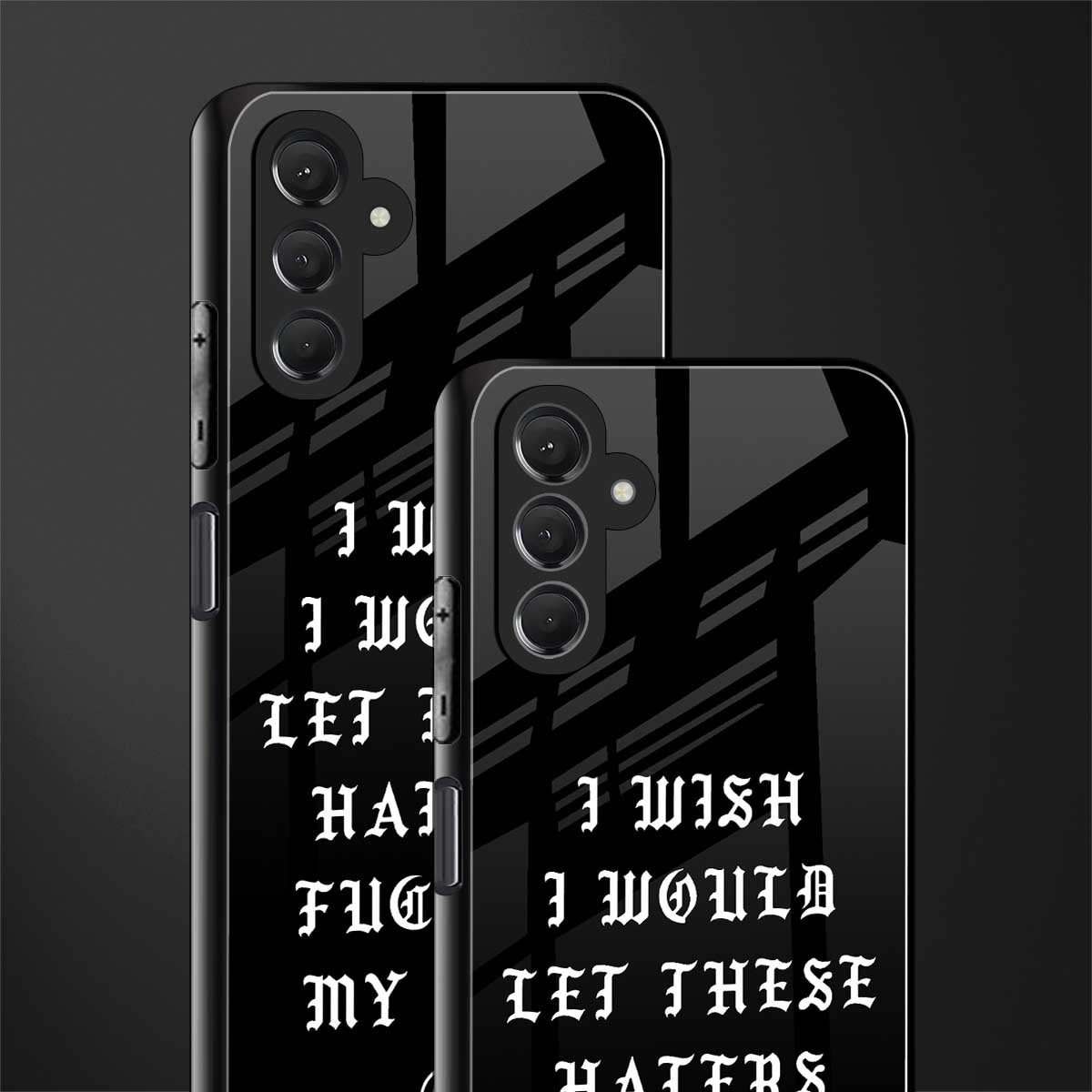 the wish back phone cover | glass case for samsun galaxy a24 4g