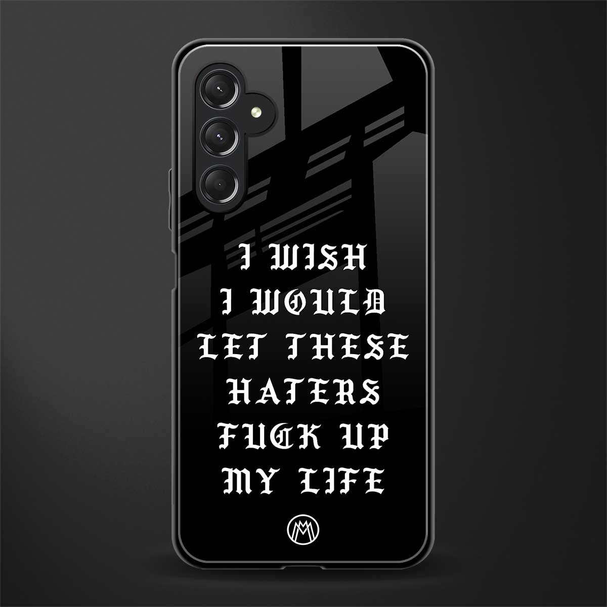 the wish back phone cover | glass case for samsun galaxy a24 4g