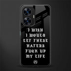the wish back phone cover | glass case for realme c55