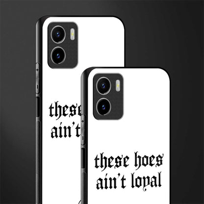 these hoes ain't loyal back phone cover | glass case for vivo y72
