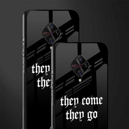 they come they go glass case for vivo s1 pro image-2