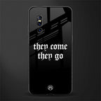 they come they go glass case for vivo v15 pro image