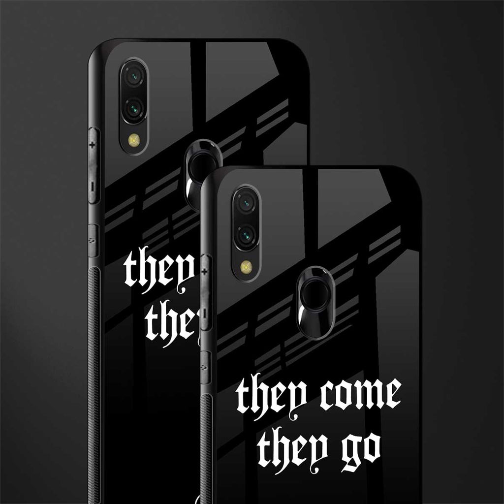 they come they go glass case for redmi y3 image-2