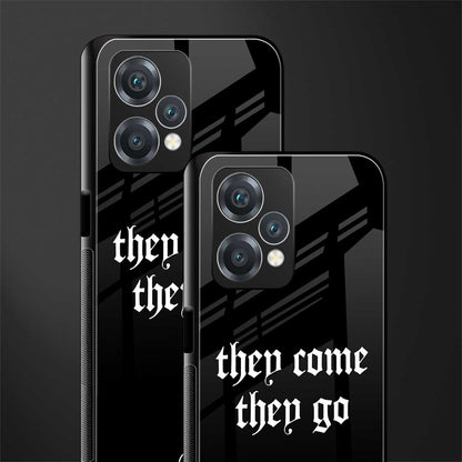 they come they go back phone cover | glass case for realme 9 pro 5g