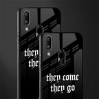 they come they go glass case for vivo y91 image-2