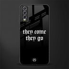 they come they go glass case for vivo y12s image