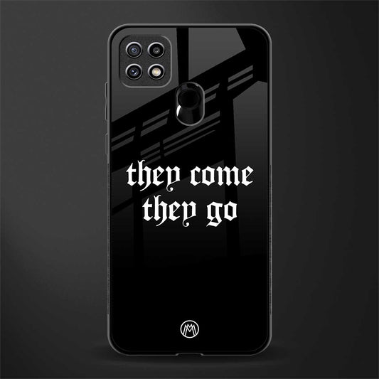they come they go glass case for oppo a15s image