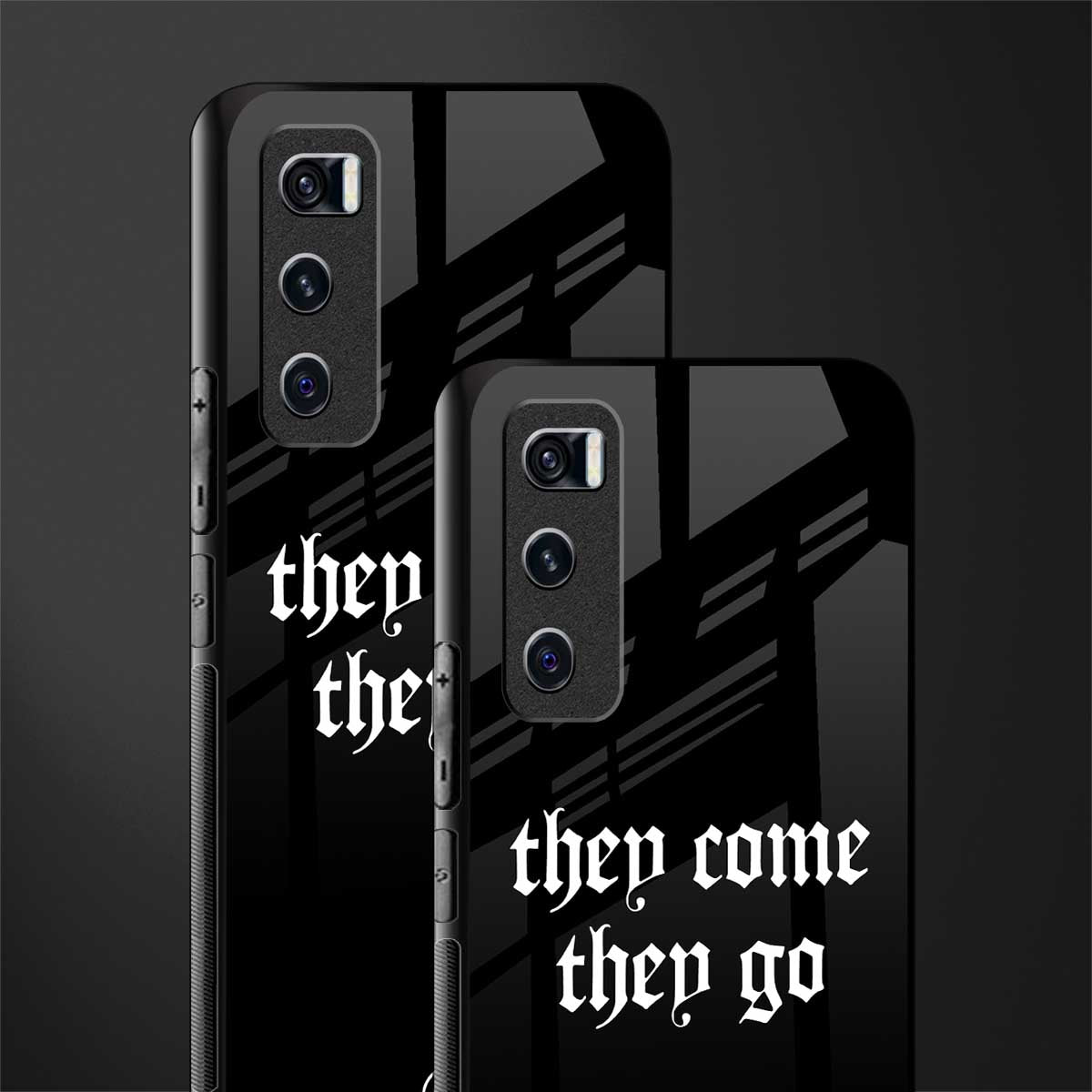 they come they go glass case for vivo v20 se image-2