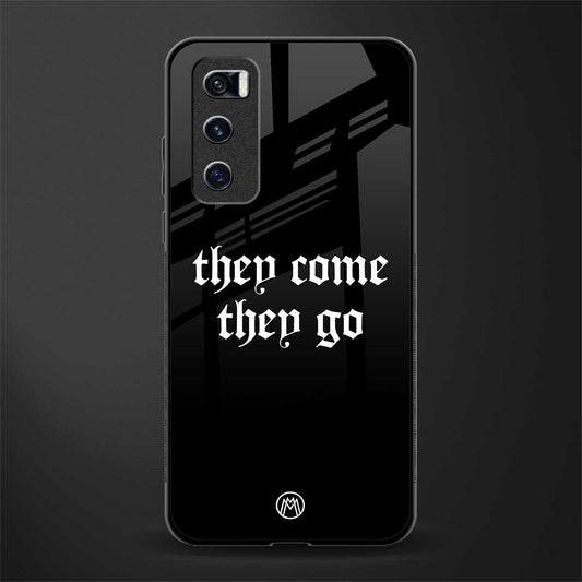 they come they go glass case for vivo v20 se image