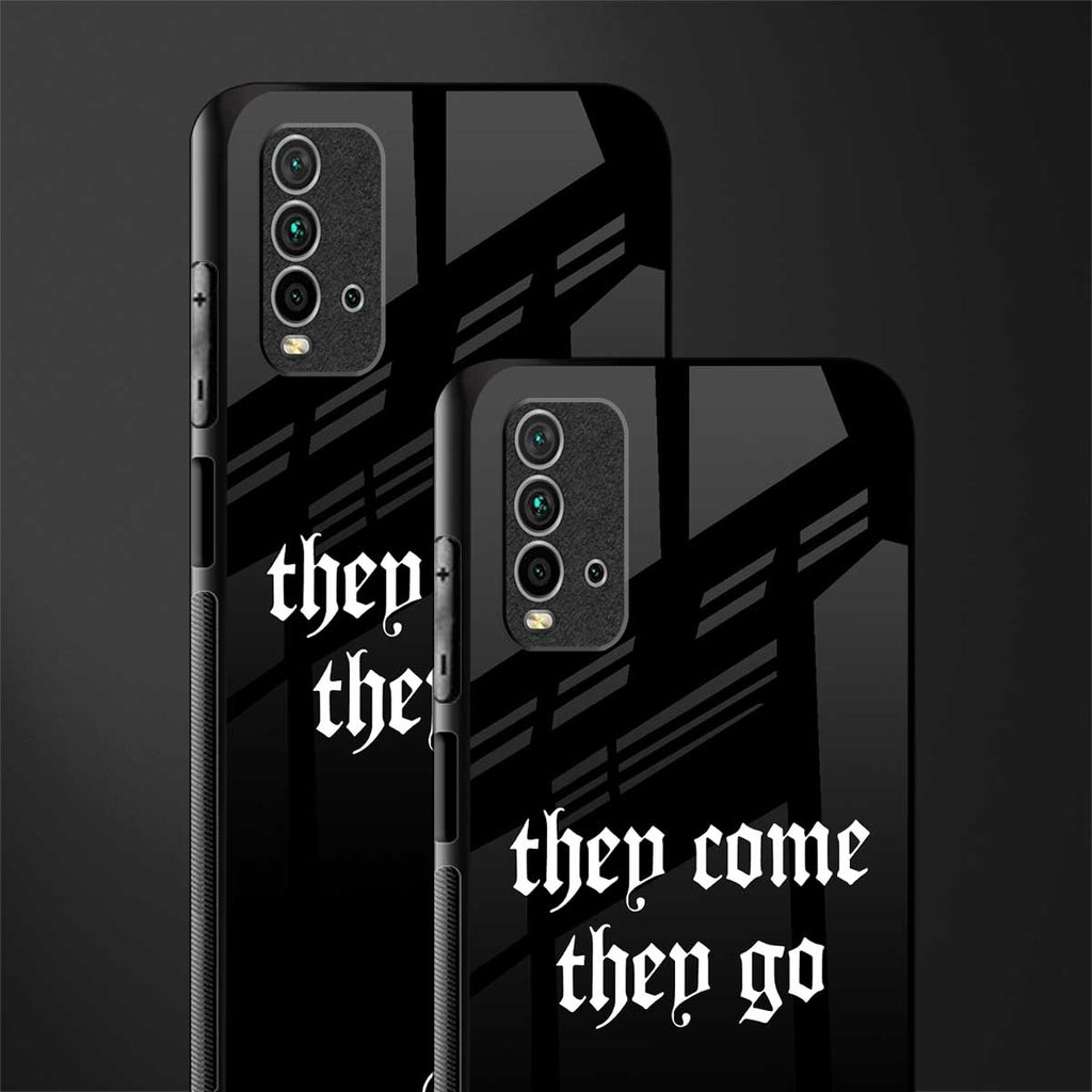 they come they go glass case for redmi 9 power image-2