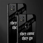 they come they go glass case for redmi 9c image-2