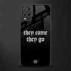 they come they go glass case for oppo a54 image