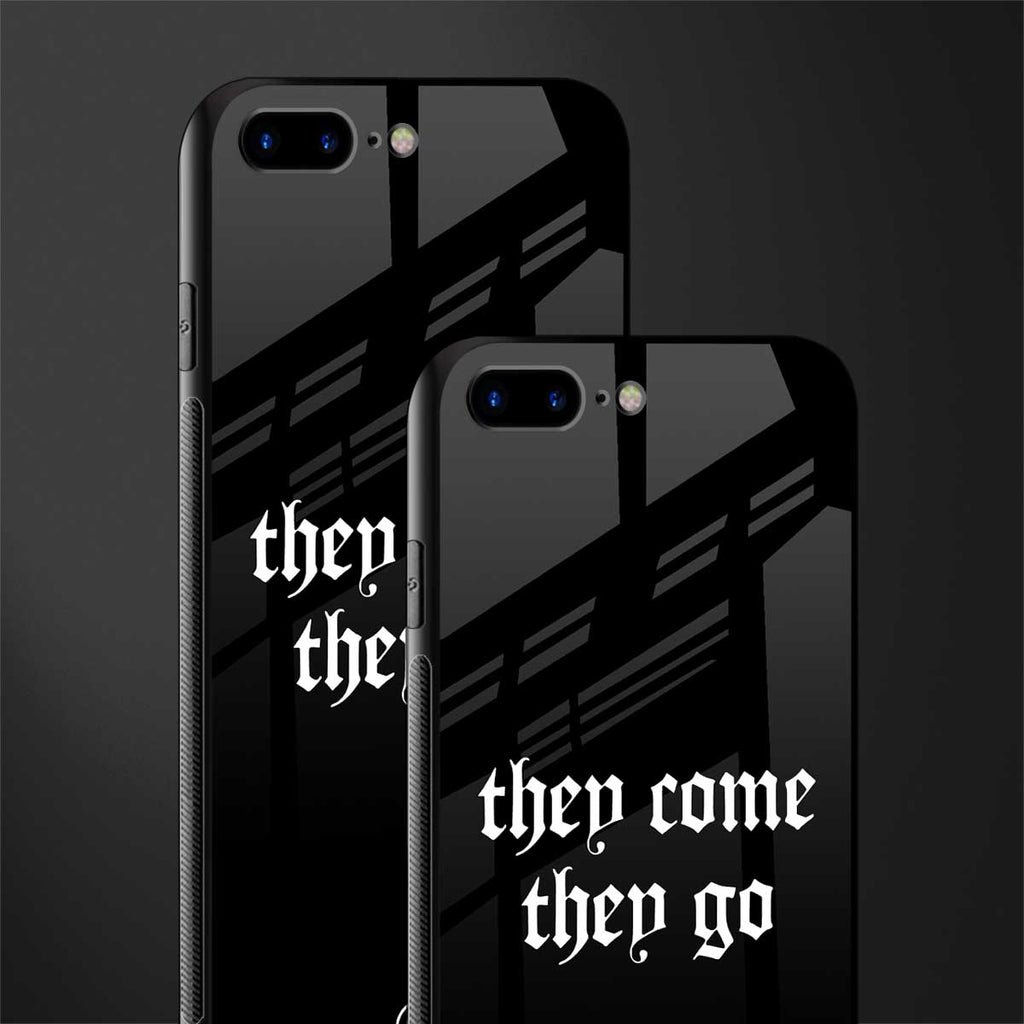 they come they go glass case for iphone 8 plus image-2