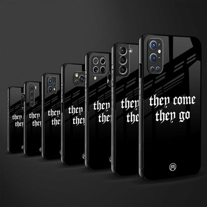 they come they go back phone cover | glass case for samsung galaxy a14 5g