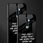 they don't know that we know - friends glass case for oppo reno 2f image-2