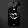 they don't know that we know - friends glass case for oppo reno 2f image