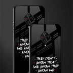 they don't know that we know - friends glass case for vivo s1 pro image-2