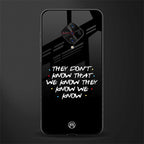 they don't know that we know - friends glass case for vivo s1 pro image
