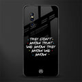 they don't know that we know - friends glass case for vivo v15 pro image