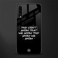 they don't know that we know - friends glass case for samsung galaxy a50s image