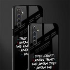 they don't know that we know - friends glass case for realme 6i image-2