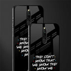 they don't know that we know - friends glass case for redmi 8 image-2