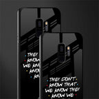 they don't know that we know - friends glass case for samsung galaxy s9 image-2