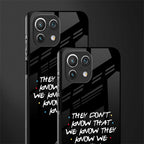 they don't know that we know - friends glass case for mi 11 lite image-2